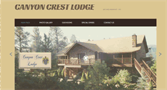Desktop Screenshot of canyoncrestpagosa.com